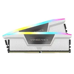 رم DDR5 دسکتاپ 64 گیگابایت 6200Mhz CL32 کورسیر مدل VENGANCE RGB BLACK دو کاناله