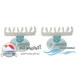 گیره شیلنگ هوای آکواریوم مدل رویال چهار ردیفه ( بسته 2 عددی)air-hose-clip-4