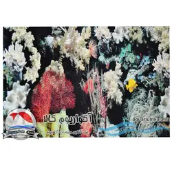 پوستر پس زمینه آکواریم-عرض 30 سانت- طرح آب شور کد: 9056