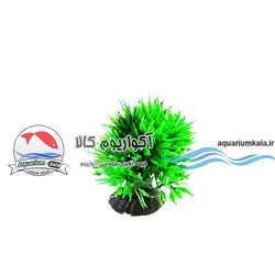 گیاه مصنوعی آکواریوم مدل بوته کوچک سوزنی 6 سانت  کد 482 (سبز)