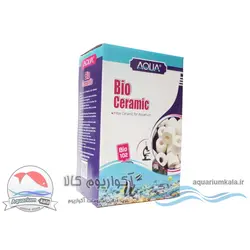 سرامیک آکواریوم آکوا مدل Bio-102 رینگی 300 گرمAQUA ring ceramic Bio-102 300gr