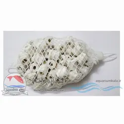 سرامیک آکواریوم آکوا مدل Bio-102 رینگی 300 گرمAQUA ring ceramic Bio-102 300gr