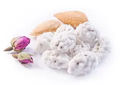 نُقل بادام جعبه پلاستیکی 500 گرمی شیرینی سنتی