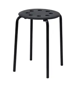 چهارپایه فلزی ایکیا مدل MARIUS / مشکی