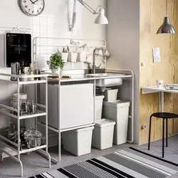 سطل زباله ایکیا مدل HALLBAR (35 لیتر)