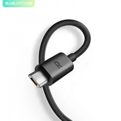 کابل میکرو USB راو پاور مدل RP-CB043 طول 1 متر