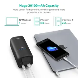 شارژر همراه راوپاور مدل RP-PB054 ظرفیت 20100 میلی آمپرساعت