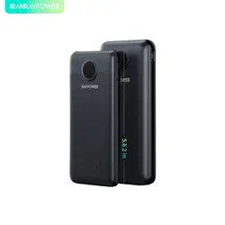 پاوربانک 10 هزار میلی آمپر 20 واتی راوپاور – Ravpower PD Pioneer 10000Mah 20W 3-Port Power Bank مدل – RP-PB1204