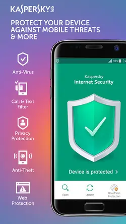 آنتی ویروس موبایل Kaspersky Internet Security for Mobile