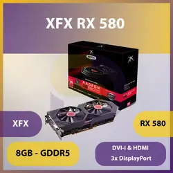 کارت گرافیک ایکس اف ایکس مدل RX 580-8GB