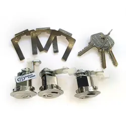 قفل سوئیچی برنجی ضد سرقت سری درب و صندوق 405 و پرشیا وی تک