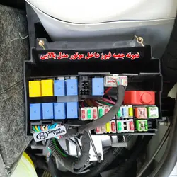 درب جعبه فیوز داخل موتور و نود جلو 206 و رانا (مدل کروز) BSM