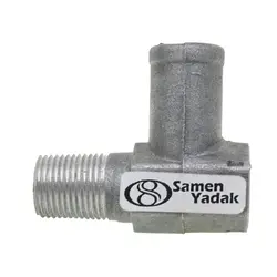 زانویی منیفولد پراید فلزی (رابط شیلنگ بخاری )