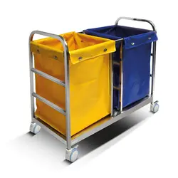 ترولی تفکیک | ترولی حمل زباله | ترالی تفکیک ملافه بیمارستانی