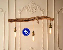 چراغ آویز روستیک