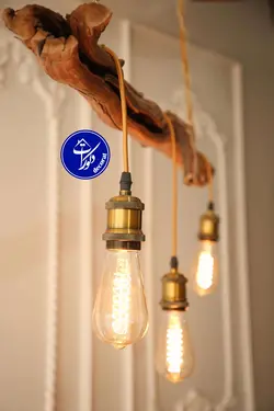 چراغ آویز روستیک