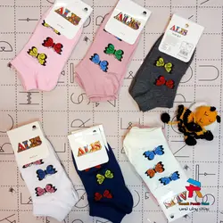 جوراب اسپرت مچی پنبه طرح دار الیس جینی عمده