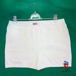 شورت مردانه پادار نخ پنبه اعلا سفید روناک عمده جینی