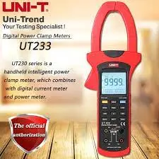 کلمپ پاورمتر دیجیتال یونیتی مدل UNI-T UT233 ( سه فاز و تک فاز)