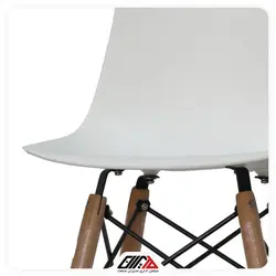 صندلی آریا پایه چوبی | مبلمان اداری مدیران صنعت