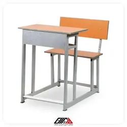 نیمکت محصلی پشتی دار دو نفره | مبلمان اداری مدیران صنعت