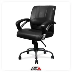 صندلی کارمندی 2012 مشکی | مبلمان اداری مدیران صنعت