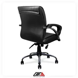صندلی کارمندی 2012 مشکی | مبلمان اداری مدیران صنعت