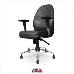 صندلی کارمندی 950 مشکی | مبلمان اداری مدیران صنعت