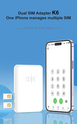 دستگاه رجیستری گوشی و مبدل سیم کارت Ikos k6 - ديجي شايان