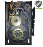 کرکره برقی موتور کرکره برقی ساید DC کویکو 600 کیلو همراه با UPS و صفحه پلیت کامل