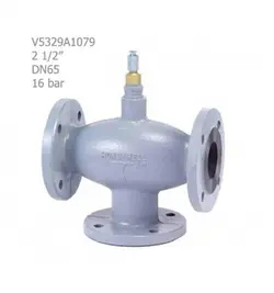 شیر موتوری هانیول سه راهه فلنجی 