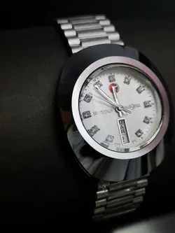 ساعت رادو تخم مرغی قاب سرامیک کیفیت عالی نقره ای - فروشگاه خلیلی چابهار