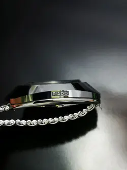 ساعت رادو تخم مرغی قاب سرامیک کیفیت عالی نقره ای - فروشگاه خلیلی چابهار