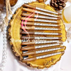 مداد ابرو شانه دار دوسه روکش نقره ای - شاین اسکین گالری