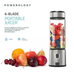 میکسر شارژی 6 تیغ POWEROLOGY (شیکر)