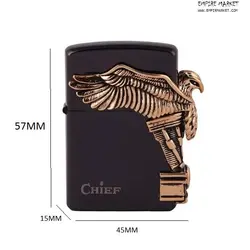 فندک بنزینی چیف عقابی CHIEF Eagle (لوکس) 