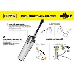فندک فلزی کلیپر clipper