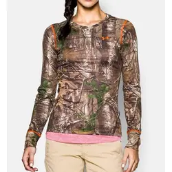 بلوز آستین بلند استتار شاخ و برگی (شکاری) under armor