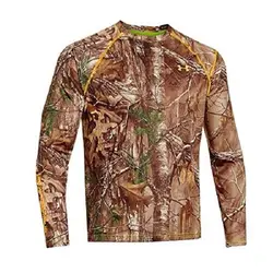 بلوز آستین بلند استتار شاخ و برگی (شکاری) under armor