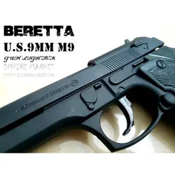 ماکت اسلحه کمری برتا beretta m9 (فندک دکوری پیستول کلت)