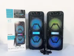 اسپیکر بلوتوثی قابل حمل 2 باند 8 اینچی مدل GTS 1701