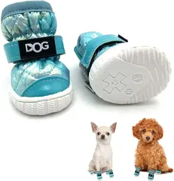 چکمه‌ سگ ، کفش‌ ضدآب تنفسی زمستانی برند : DotPet کد : K 801