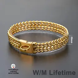 قلاده زنجیری سگ ( 18 عیار طلایی ) مادام العمر برند: W/W lifetime کد : ST 400