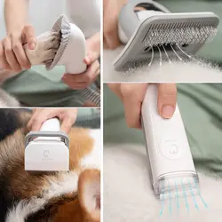 کیت نظافت حیوانات خانگی (جاروبرقی) با موی گیر برقی برند: faginx کد : K 470
