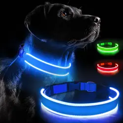 قلاده لایت آپ سگ با فناوری شارژ هوشمند ، ضد آب و سه حالته نور برند: Labeol کد : GH 550