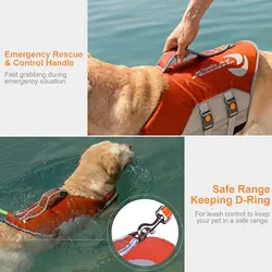 جلیقه شنا و نجات سگ برند ThinkPet کد : 537 PS