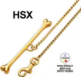 لید زنجیری لوکس سگ برند HSX کد L530