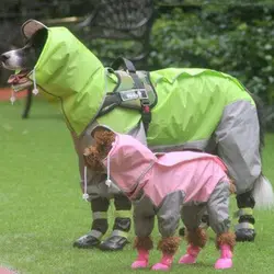بارانی سگ، لباس ضد آب ، ( ژاکت سگ بزرگ ) برند: IHXKJ کد : PS 534