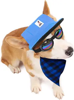ست ترکیبی روسری و کلاه ، عینک آفتابی ( 8 عددی ) سگ برند: Perfekt Love کد : PS 516