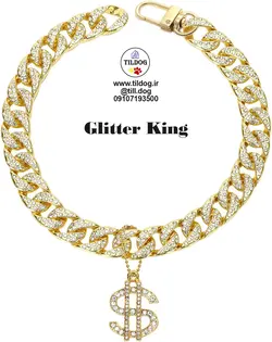 قلاده لوکس گربه / سگ برند Glitter King کد ST390